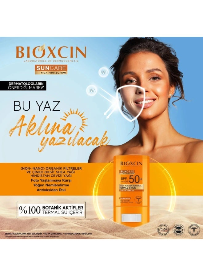 Bioxcin SPF 50 High Protection Sun Stick Sensitive Skin Water Resistant - Image 2